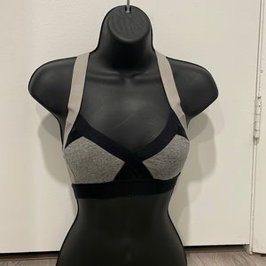 community bralette gray and black womens size small